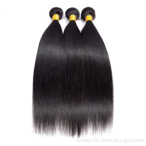 Indian Hair Bundles With Closure Wholesale Cuticle Aligned Raw Hair 100% Unprocessed Mink Virgin Straight Hair